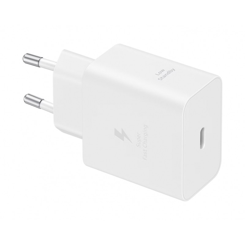 Laadija Samsung EP-T4511XWEGEU 45W USB-C + USB-C to USB-C cable 1.8m valge - Image 3