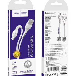 Laadimisjuhe Hoco X37 Cool Power microUSB 1.0m valge