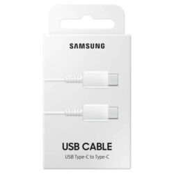 Laadimisjuhe Samsung EP-DA705BWEGWW Type-C-Type-C 1.0m valge