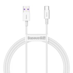 USB kaabel Baseus Superior alates USB kuni Type-C 66W 2.0m valge CATYS-A02