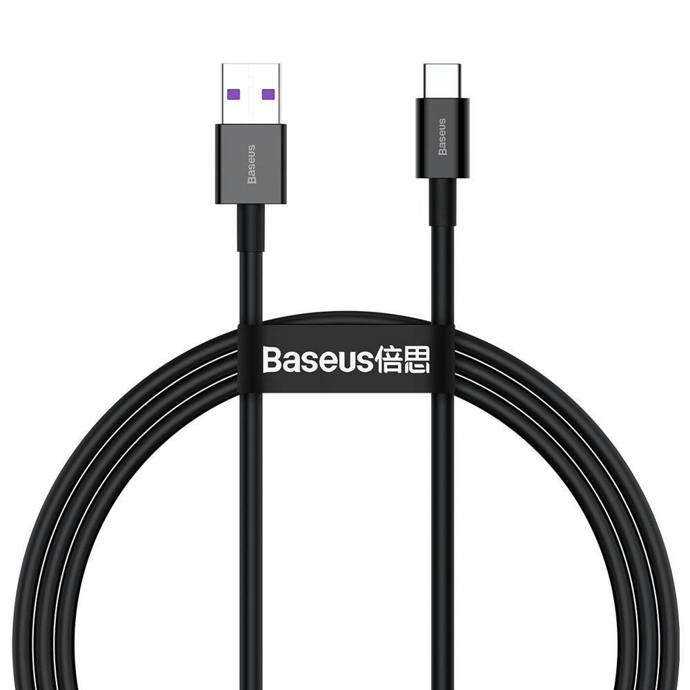USB caabel Baseus Superior alates USB kuni Type-C 66W 1.0m must CATYS-01