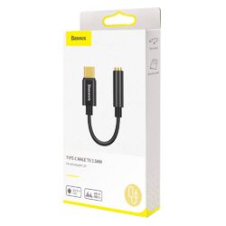 Audio adapter Baseus L54 alates Type-C kuni  3.5mm must CATL54-01