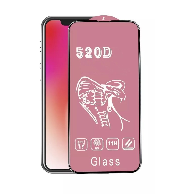 LCD kaitsev karastatud klaas 520D Apple iPhone 14 Pro Max must