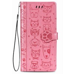 Telefoniümbris Cat-Dog Samsung A346 A34 5G roosa