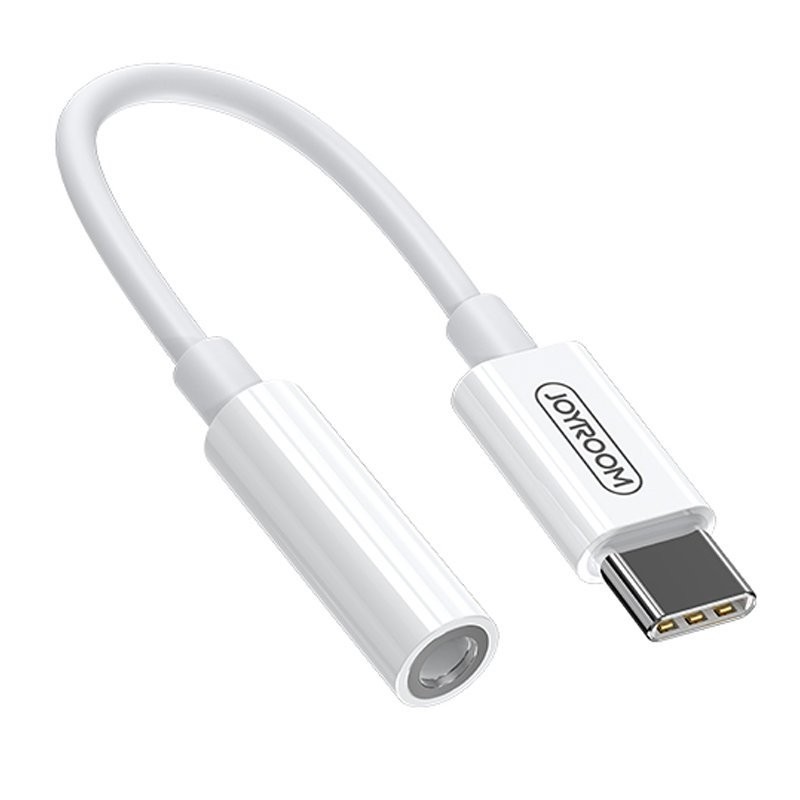 Audio adapter Joyroom SH-C1 Type-C to 3.5mm valge