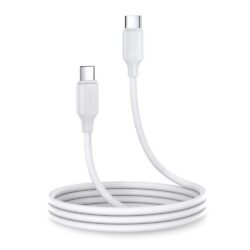 Laadimisjuhe Joyroom S-CC060A9 Type-C to Type-C 60W 1.0m valge