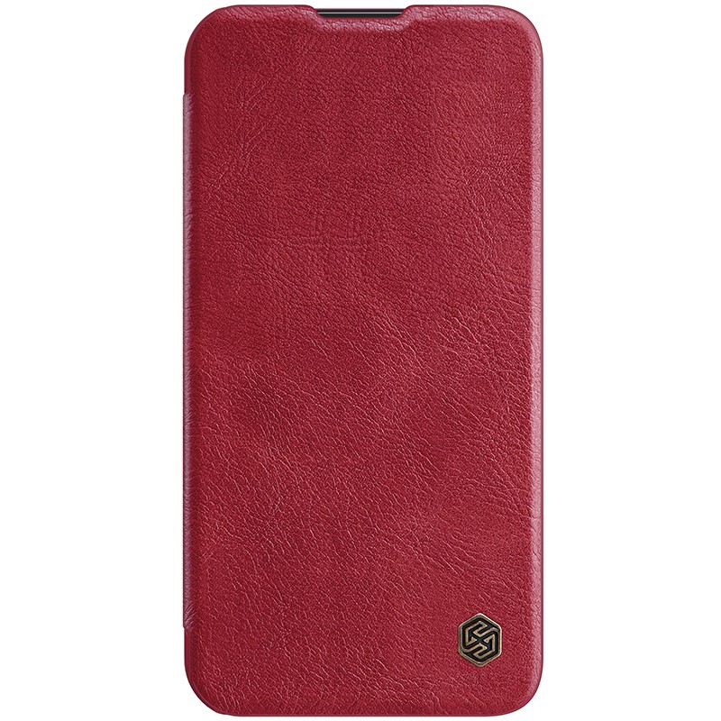 Telefoniümbris Nillkin Qin Pro Leather Apple iPhone 14 Pro Max punane