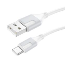 Laadimisjuhe Borofone BX101 USB-A to USB-C 1.0m valge