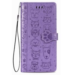 Telefoniümbris Cat-Dog Samsung A155 A15 4G/A156 A15 5G lillakas