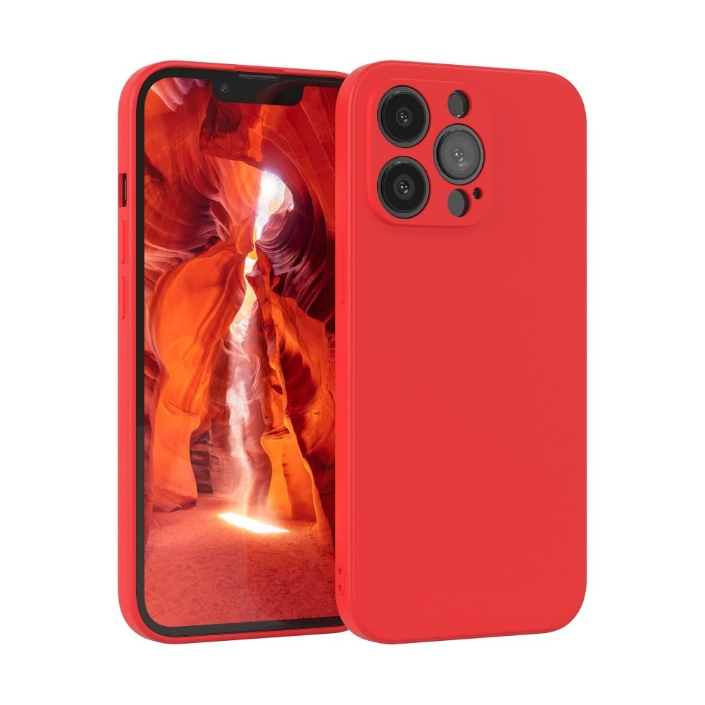 Telefoniümbris Liquid Silicone 1.5mm Samsung A155 A15 4G/A156 A15 5G punane