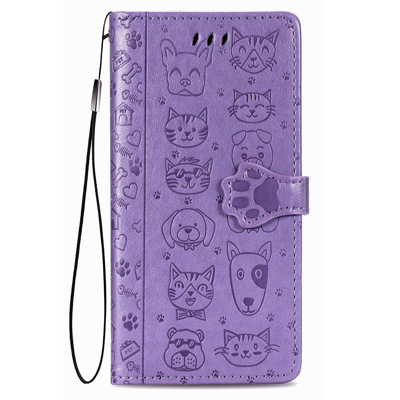 Telefoniümbris Cat-Dog Samsung A356 A35 5G lillakas