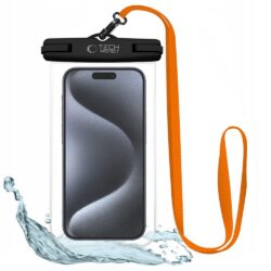 Veekindel ümbris Tech-Protect UWC7 6.9 must/oranž