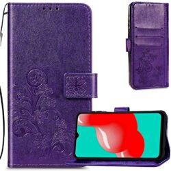 Telefoniümbris Flower Book Samsung A165 A16 4G/A166 A16 5G lillakas