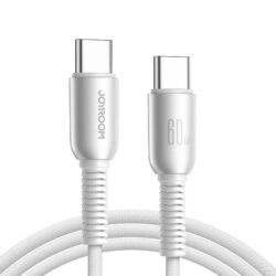 Laadimisjuhe Joyroom S-A51 USB-C to USB-C 60W 1.2m helehall