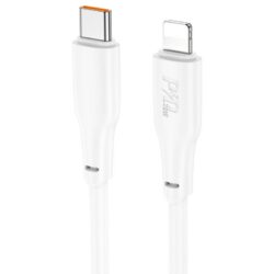 Laadimisjuhe Hoco X93 PD20W USB-C to Lightning 1.0m valge
