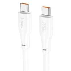 Laadimisjuhe Hoco X93 60W USB-C to USB-C 2.0m valge