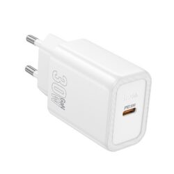 Laadija Hoco N62 30W GaN USB-C valge