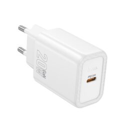 Laadija Hoco N60 20W GaN USB-C valge