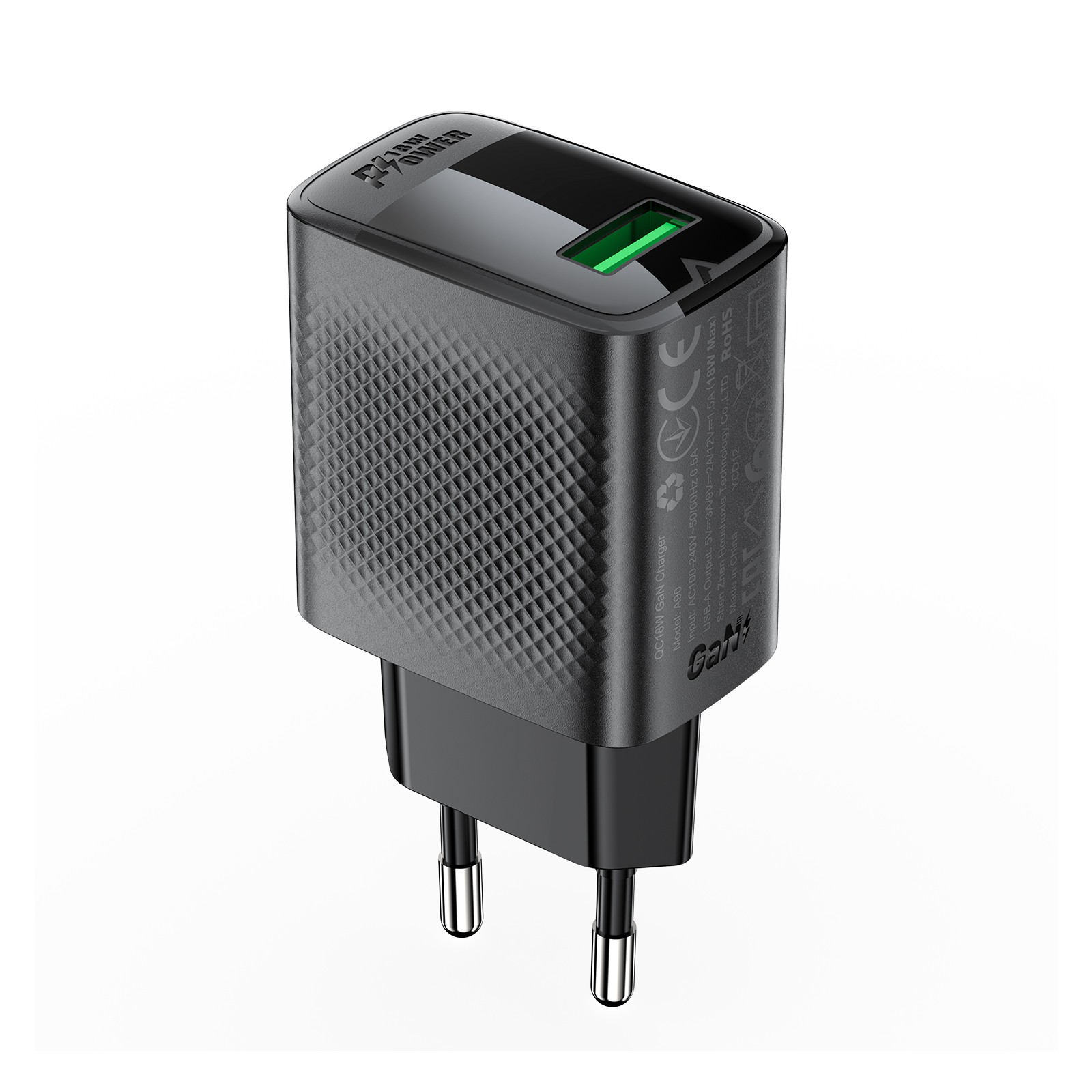 Laadija Acefast A90 18W USB-A must