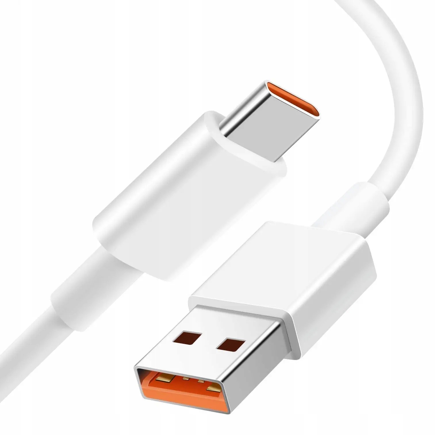 USB-kaabel Xiaomi USB-A to USB-C 6A 1.0m valge