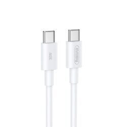 Laadimisjuhe Remax RC-C021 USB-C to USB-C 30W 1.0m valge
