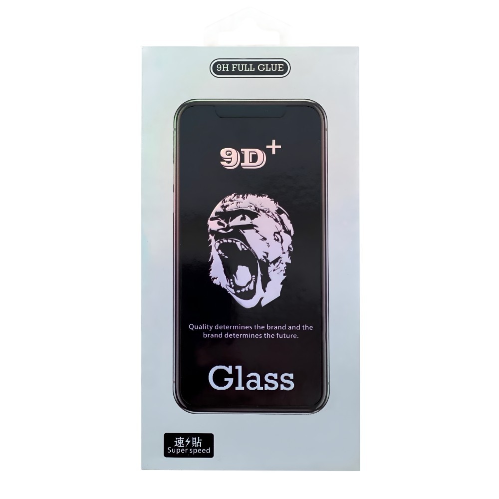 LCD kaitsev karastatud klaas 9D Gorilla Apple iPhone 17 Pro Max must