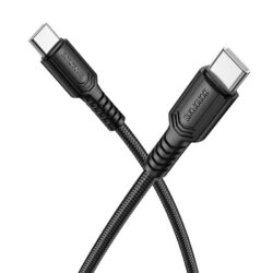 Laadimisjuhe Borofone BX116 60W USB-C to USB-C 1.0m must
