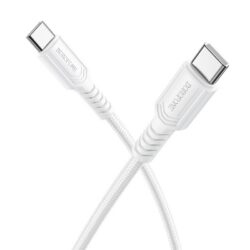 Laadimisjuhe Borofone BX116 60W USB-C to USB-C 1.0m valge