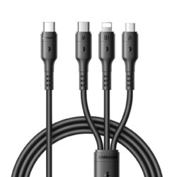 Laadimisjuhe Joyroom S-A61 USB-C to USB-C/Lightning/MicroUSB 3.5A 1.2m must