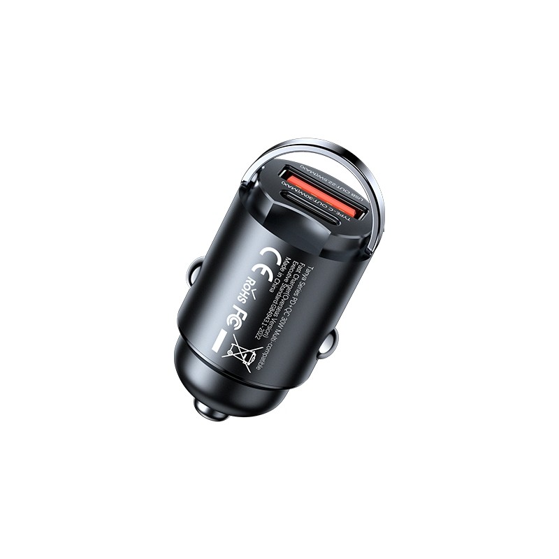 Autolaadija Remax RCC359 30W USB-C/USB-A must