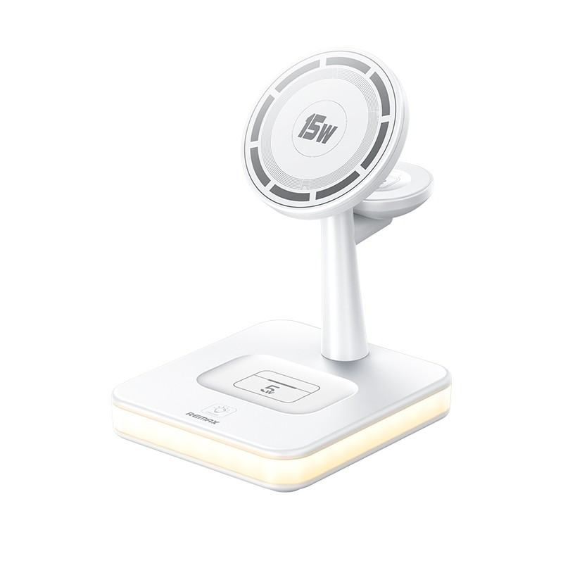 Juhtmeta laadija Remax RP-W96 3in1 33W valge