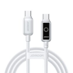 Laadimisjuhe Joyroom S-A55 USB-C to USB-C 100W 1.2m valge