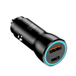 Autolaadija Blue Star 25W USB-C/USB-A must