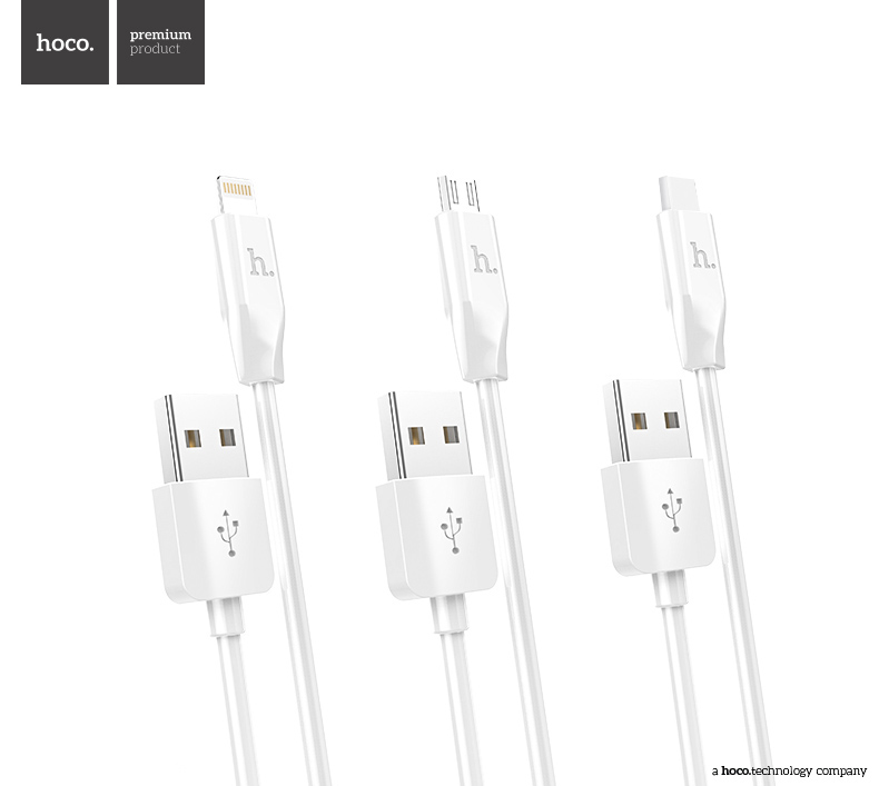 Laadimisjuhe Hoco X1 Lightning 1.0m valge - Image 6