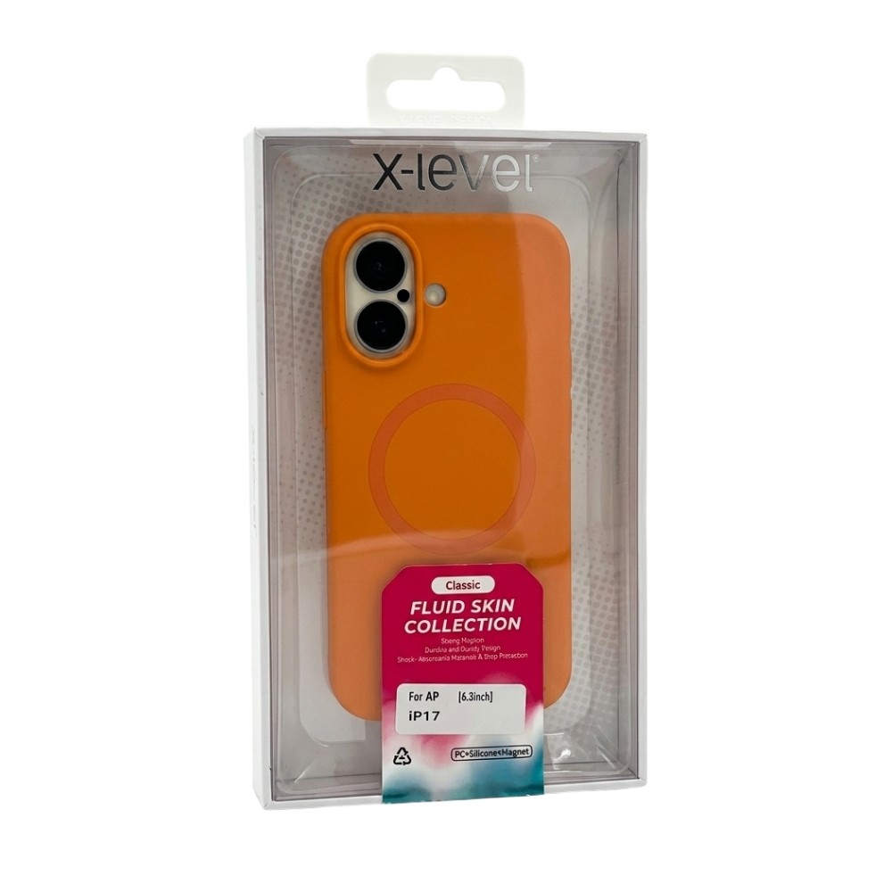 Telefoniümbris X-Level Fluid Skin MagSafe Apple iPhone 17 Pro Max must - Pilt 4