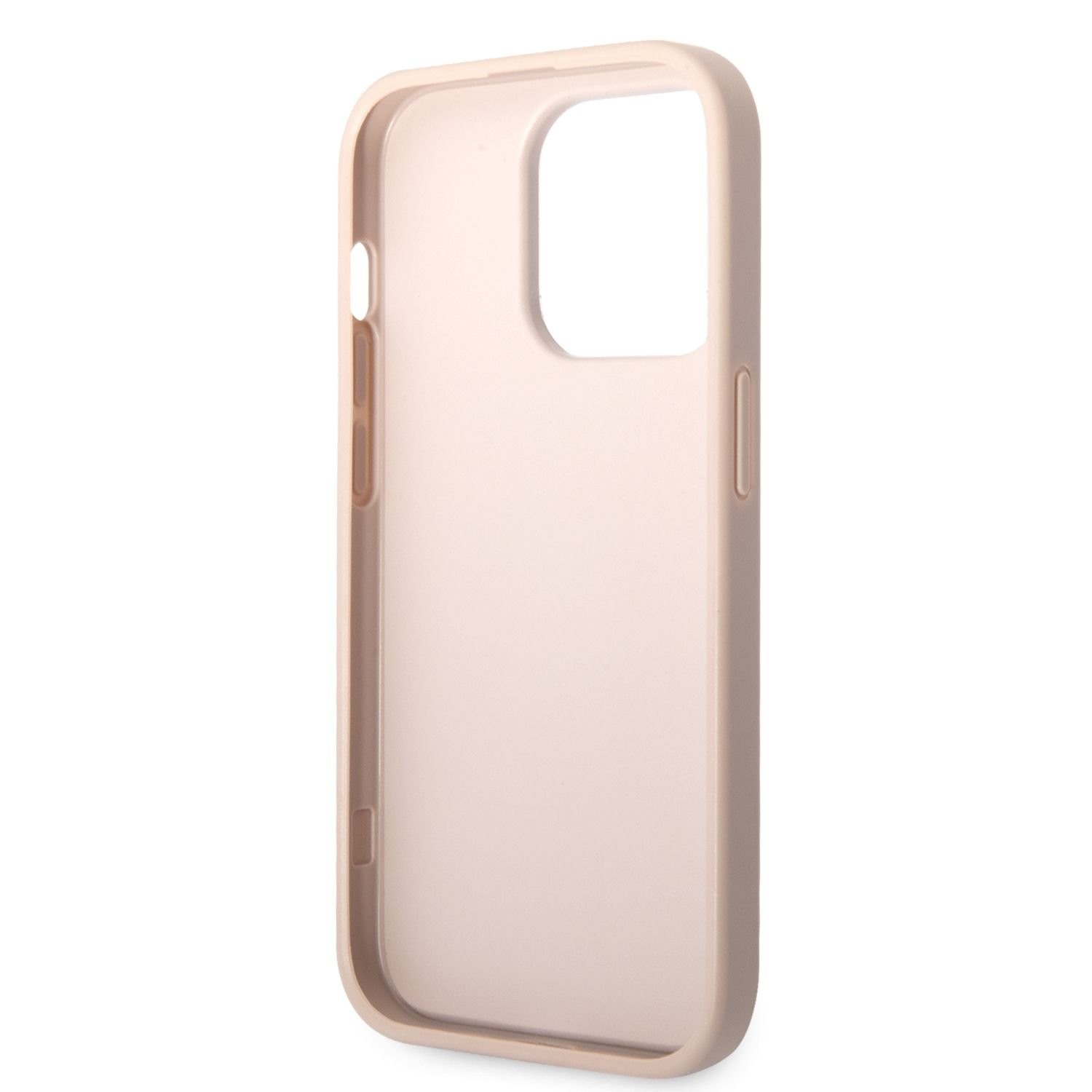 Telefoniümbris Guess PU 4G Metal Logo Apple iPhone 14 Pro roosa - Pilt 3