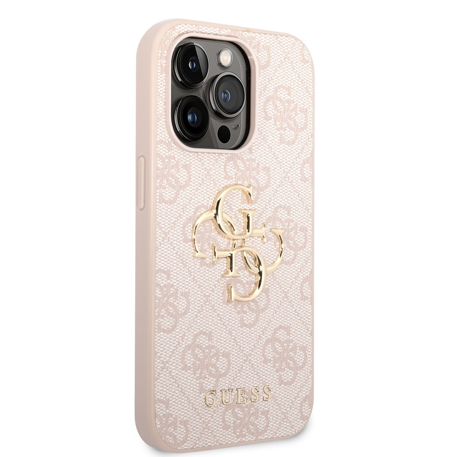 Telefoniümbris Guess PU 4G Metal Logo Apple iPhone 14 Pro roosa - Pilt 5